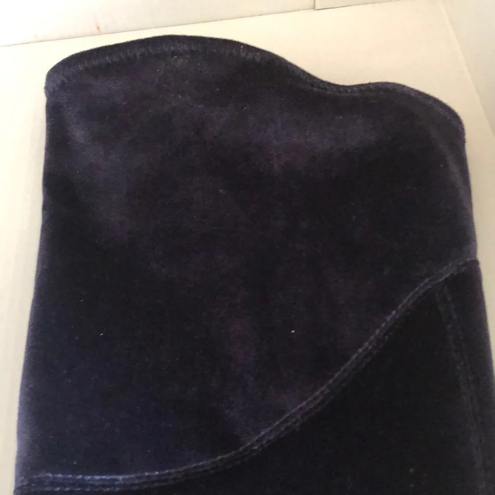 NEW WITH BOX over the knee velvet boots size 6